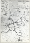 168193 Kaart van het lijnennet van de Nederlandse Spoorwegen, inclusief de spoorlijnen die uitsluitend voor ...